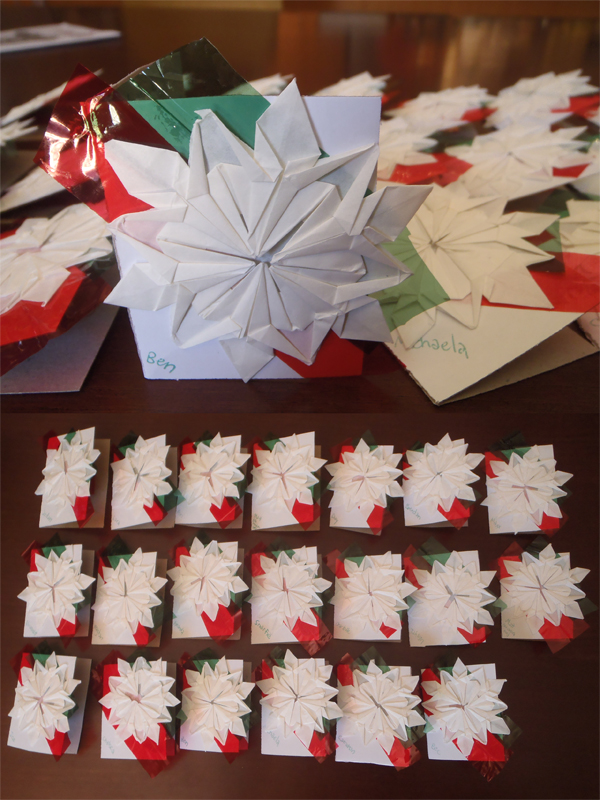 Papercraft Christmas Cards. Just because.